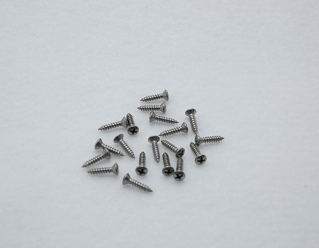 Stainless Steel Phillips Head Pickguard Screws