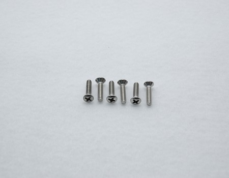 Stainless Steel Countersunk Oval Head Pickup Screws