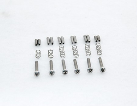 Strat Stainless Steel Saddle Screw Kit